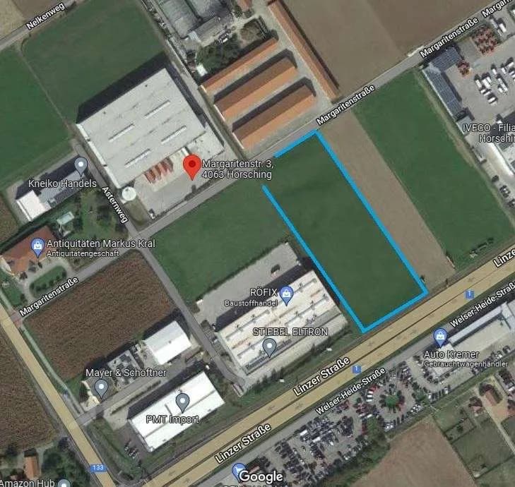Grundstück mieten in Linz Land – 9 515 m², € 11.418
